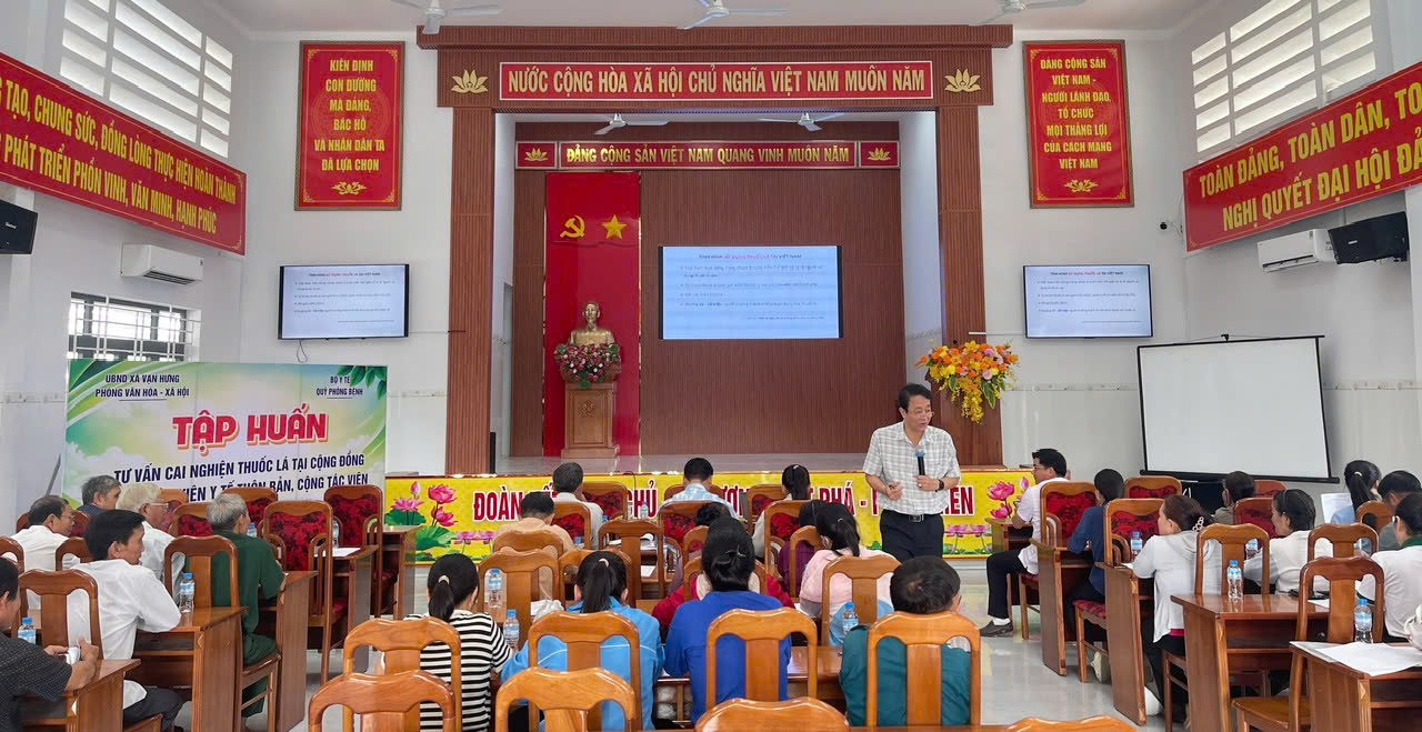 Nâng cao kỹ năng tư vấn cai nghiện thuốc lá tại cộng đồng